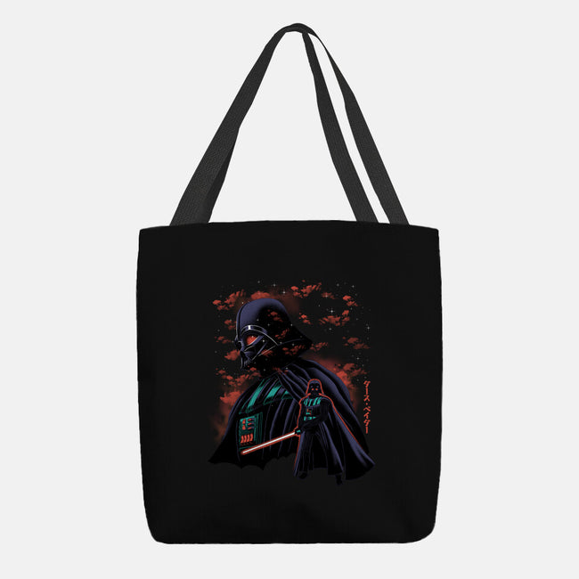 Dark Lord Nightsky Lineart-None-Basic Tote-Bag-Astrobot Invention