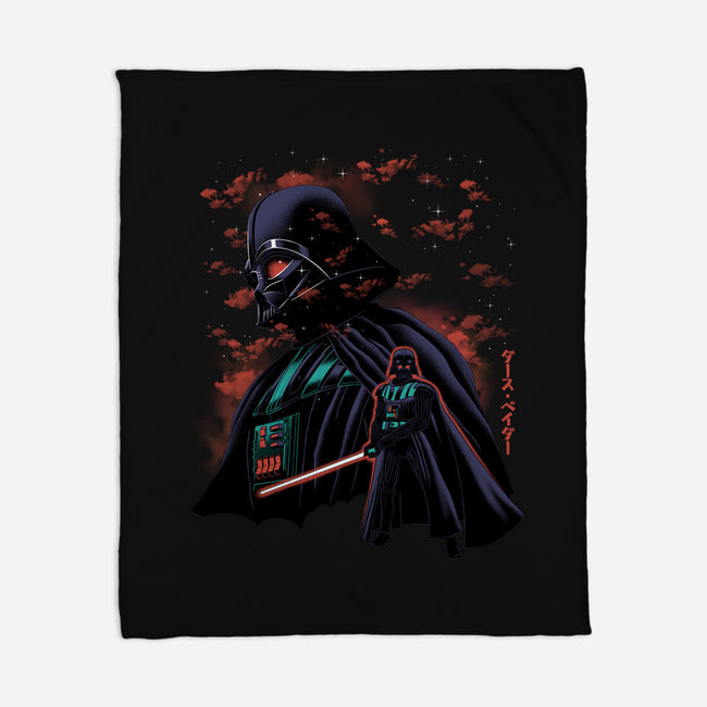 Dark Lord Nightsky Lineart-None-Fleece-Blanket-Astrobot Invention