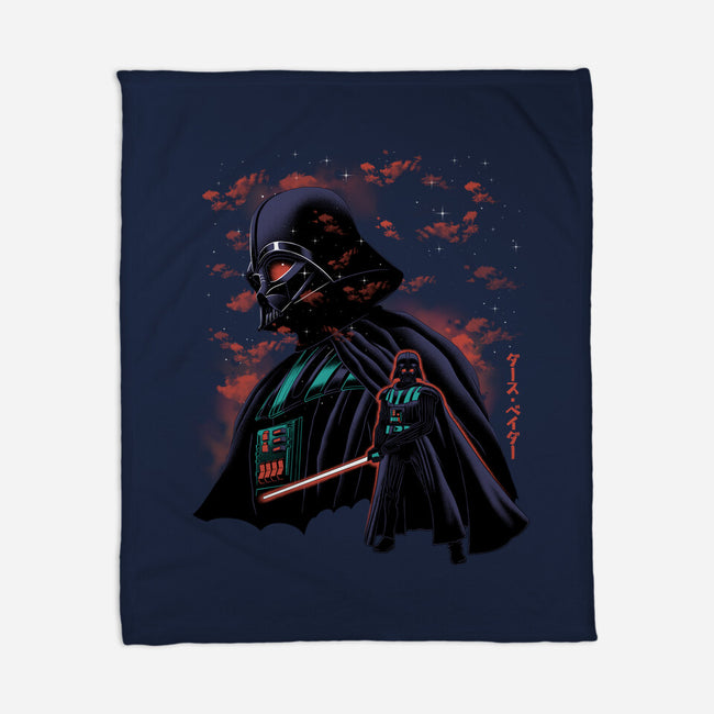 Dark Lord Nightsky Lineart-None-Fleece-Blanket-Astrobot Invention