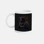 Dark Lord Nightsky Lineart-None-Mug-Drinkware-Astrobot Invention