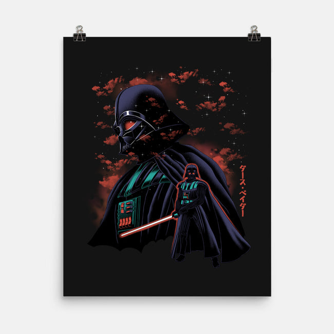 Dark Lord Nightsky Lineart-None-Matte-Poster-Astrobot Invention