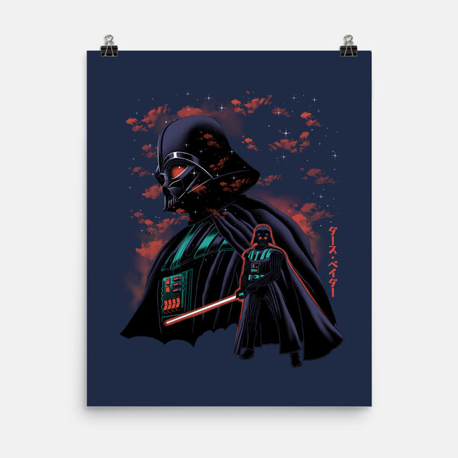 Dark Lord Nightsky Lineart-None-Matte-Poster-Astrobot Invention