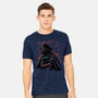 Dark Lord Nightsky Lineart-Mens-Heavyweight-Tee-Astrobot Invention