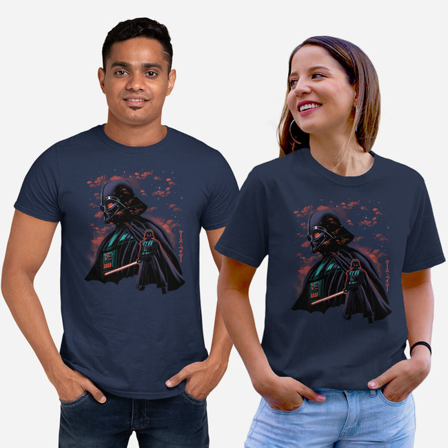 Dark Lord Nightsky Lineart-Unisex-Basic-Tee-Astrobot Invention