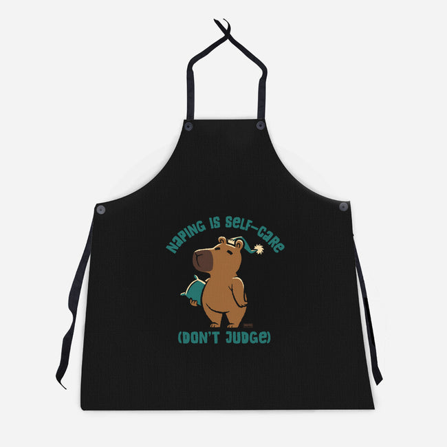 Napping Is Selfcare-Unisex-Kitchen-Apron-worlddominationforcats