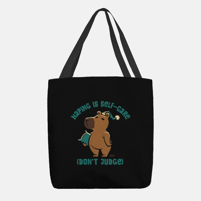 Napping Is Selfcare-None-Basic Tote-Bag-worlddominationforcats