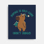 Napping Is Selfcare-None-Stretched-Canvas-worlddominationforcats