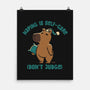 Napping Is Selfcare-None-Matte-Poster-worlddominationforcats
