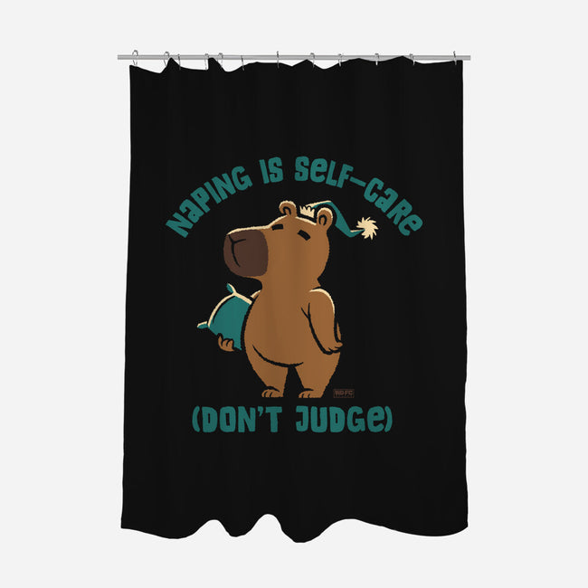 Napping Is Selfcare-None-Polyester-Shower Curtain-worlddominationforcats