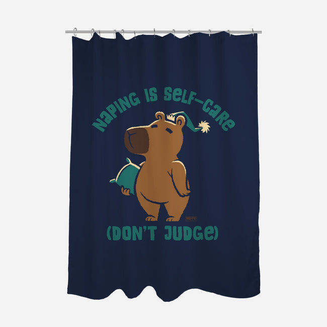Napping Is Selfcare-None-Polyester-Shower Curtain-worlddominationforcats