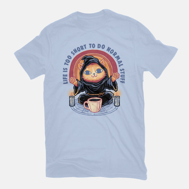 Don't Do Normal Stuff-Womens-Basic-Tee-glitchygorilla
