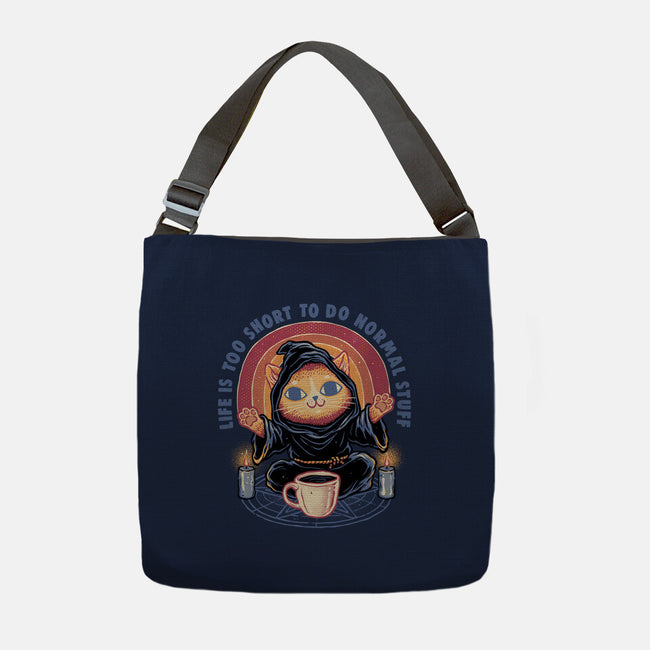 Don't Do Normal Stuff-None-Adjustable Tote-Bag-glitchygorilla