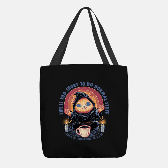 Don't Do Normal Stuff-None-Basic Tote-Bag-glitchygorilla