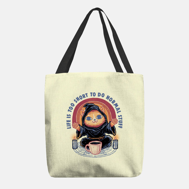 Don't Do Normal Stuff-None-Basic Tote-Bag-glitchygorilla