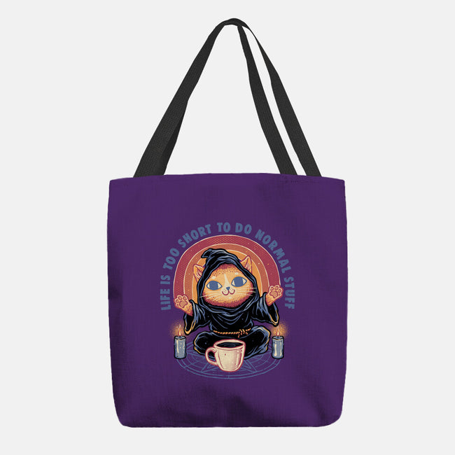 Don't Do Normal Stuff-None-Basic Tote-Bag-glitchygorilla
