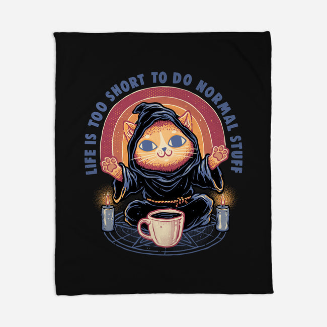 Don't Do Normal Stuff-None-Fleece-Blanket-glitchygorilla