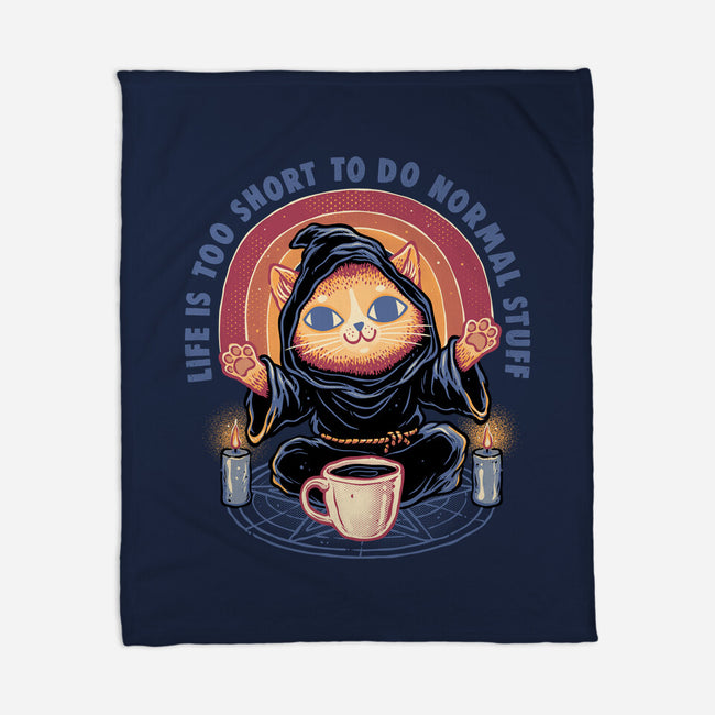 Don't Do Normal Stuff-None-Fleece-Blanket-glitchygorilla