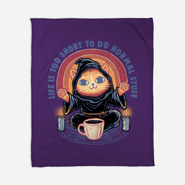 Don't Do Normal Stuff-None-Fleece-Blanket-glitchygorilla
