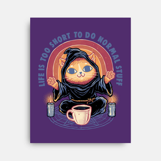 Don't Do Normal Stuff-None-Stretched-Canvas-glitchygorilla