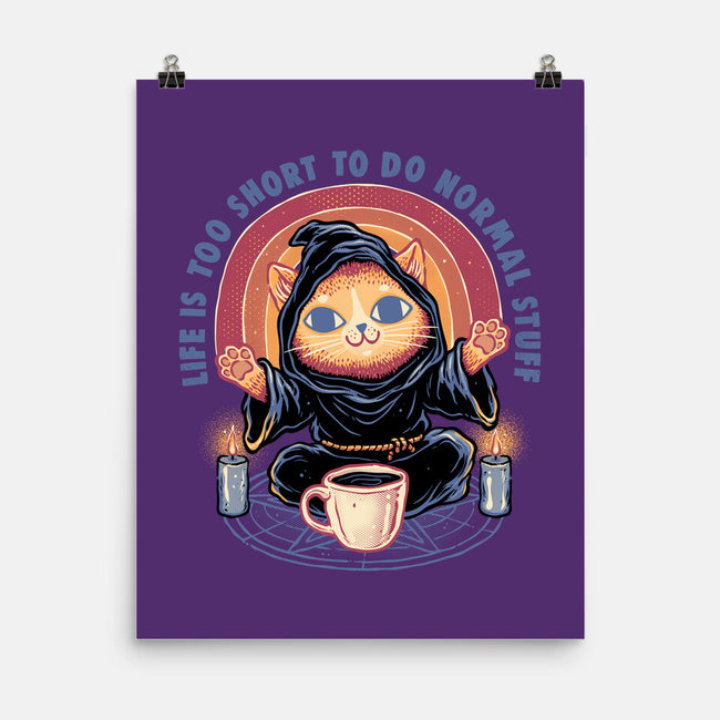Don't Do Normal Stuff-None-Matte-Poster-glitchygorilla