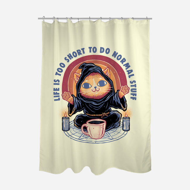 Don't Do Normal Stuff-None-Polyester-Shower Curtain-glitchygorilla