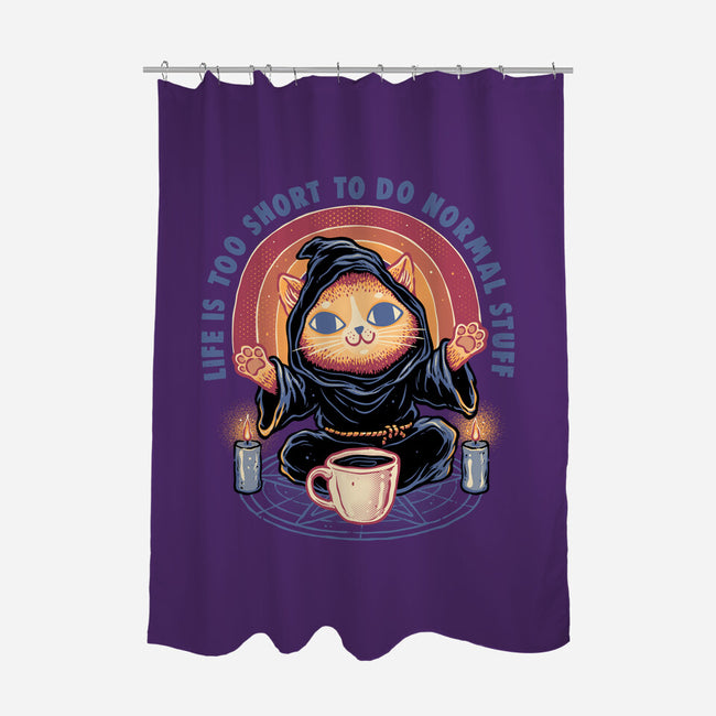 Don't Do Normal Stuff-None-Polyester-Shower Curtain-glitchygorilla