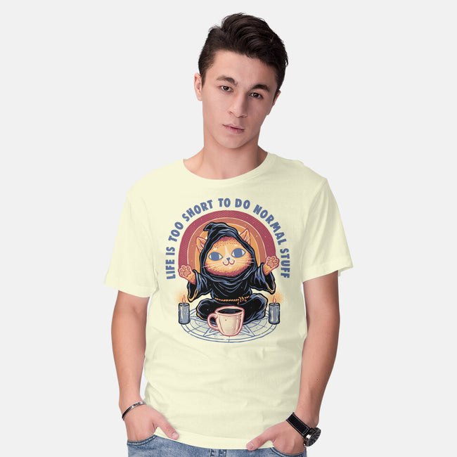 Don't Do Normal Stuff-Mens-Basic-Tee-glitchygorilla