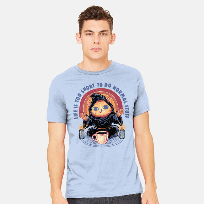 Don't Do Normal Stuff-Mens-Heavyweight-Tee-glitchygorilla