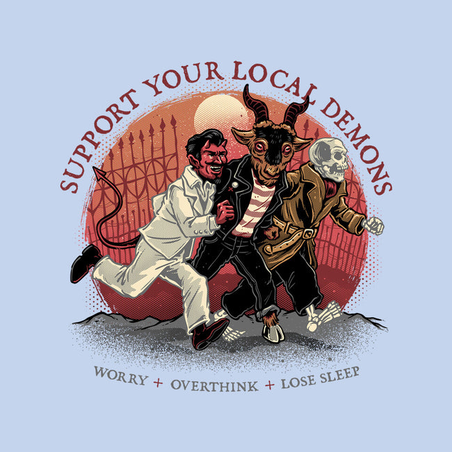Support Your Local Demons-Unisex-Pullover-Sweatshirt-glitchygorilla