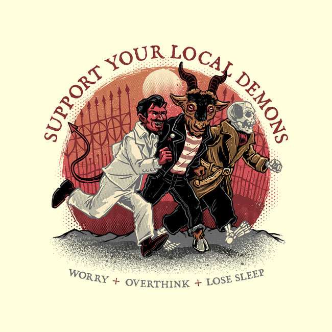 Support Your Local Demons-Mens-Basic-Tee-glitchygorilla