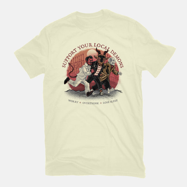 Support Your Local Demons-Mens-Basic-Tee-glitchygorilla