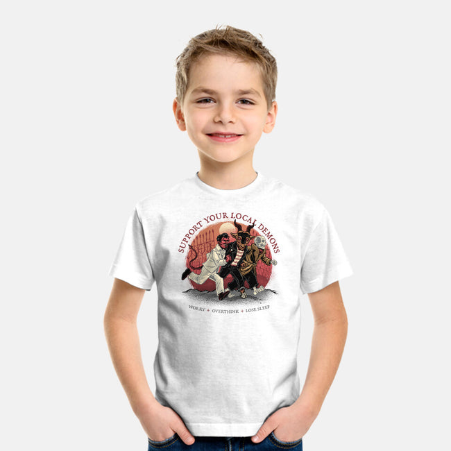 Support Your Local Demons-Youth-Basic-Tee-glitchygorilla