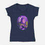 The Space Ranger-Womens-V-Neck-Tee-grevalra