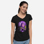The Space Ranger-Womens-V-Neck-Tee-grevalra