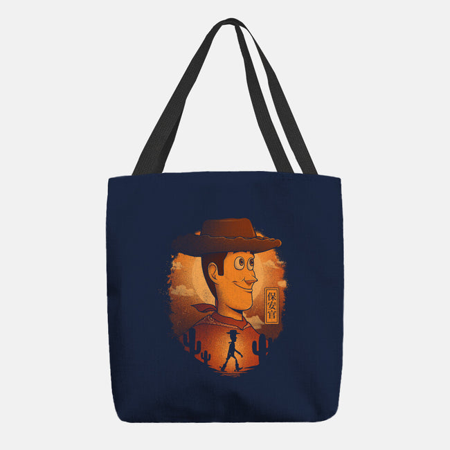 The Sheriff-None-Basic Tote-Bag-grevalra