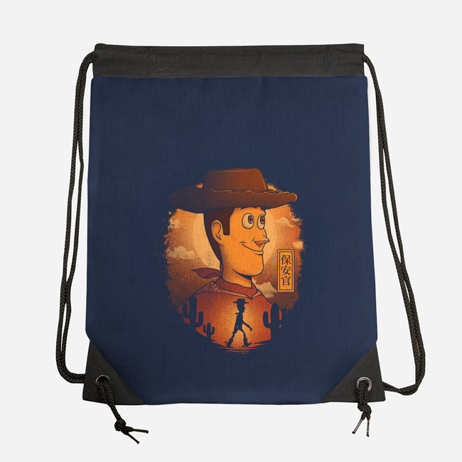 The Sheriff-None-Drawstring-Bag-grevalra