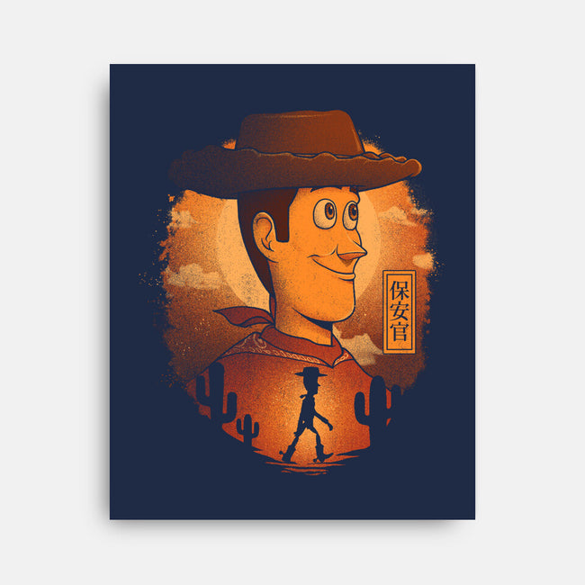 The Sheriff-None-Stretched-Canvas-grevalra