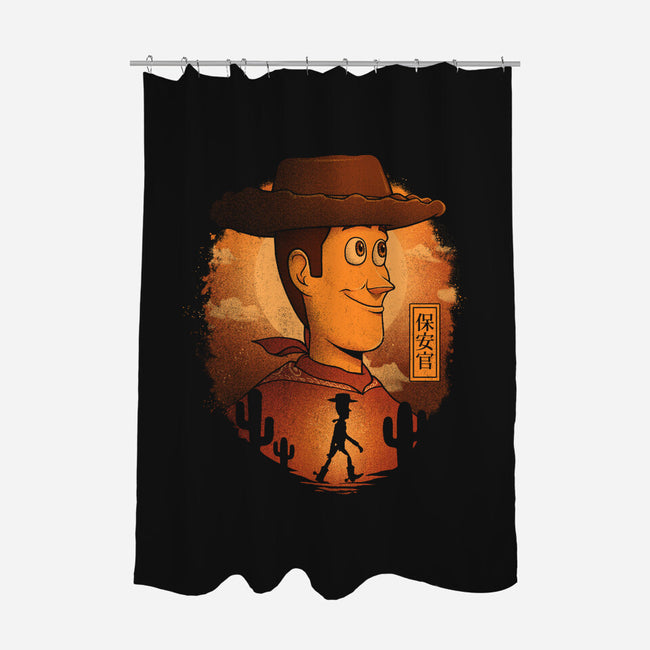 The Sheriff-None-Polyester-Shower Curtain-grevalra