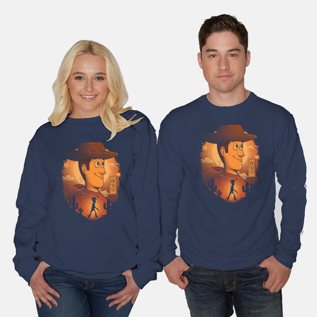 The Sheriff-Unisex-Crew Neck-Sweatshirt-grevalra