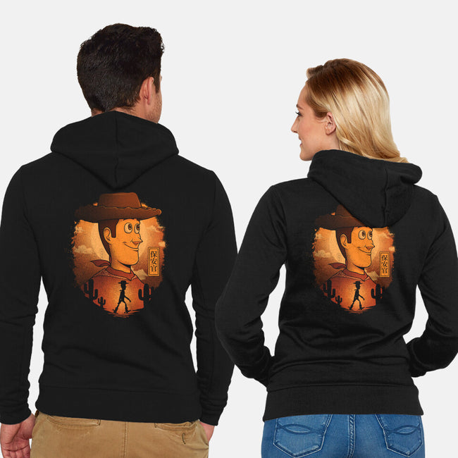 The Sheriff-Unisex-Zip-Up-Sweatshirt-grevalra