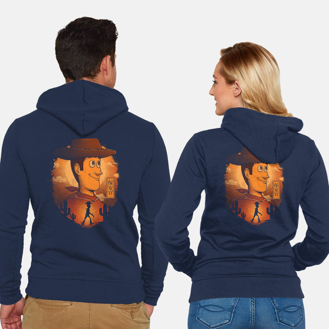 The Sheriff-Unisex-Zip-Up-Sweatshirt-grevalra