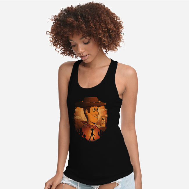 The Sheriff-Womens-Racerback-Tank-grevalra