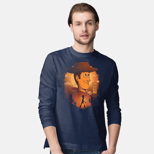 The Sheriff-Mens-Long Sleeved-Tee-grevalra