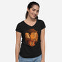 The Sheriff-Womens-V-Neck-Tee-grevalra