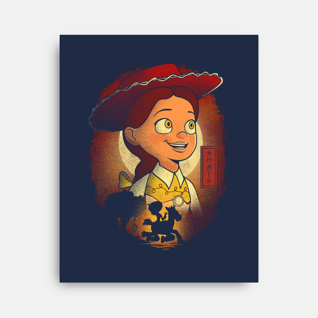 The Cowgirl-None-Stretched-Canvas-grevalra