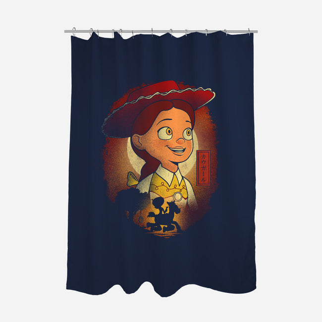 The Cowgirl-None-Polyester-Shower Curtain-grevalra