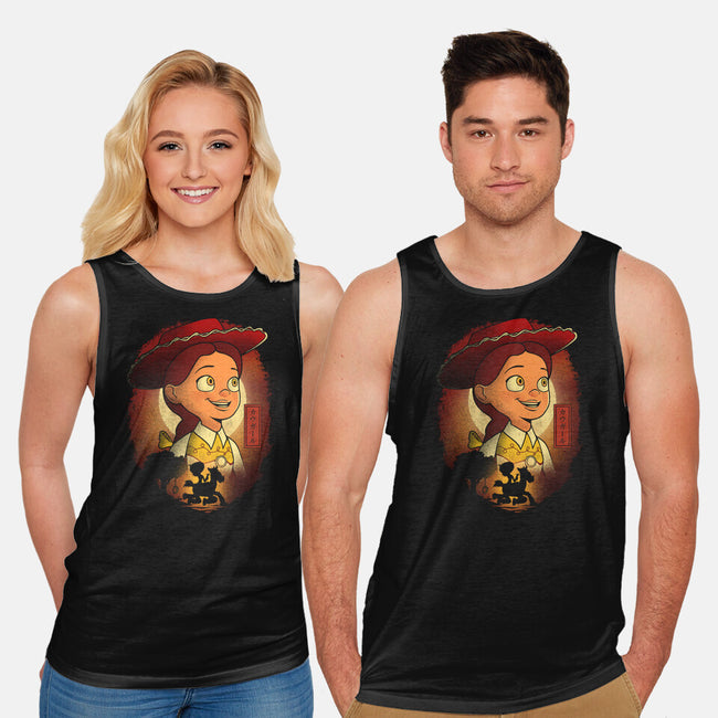 The Cowgirl-Unisex-Basic-Tank-grevalra