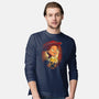 The Cowgirl-Mens-Long Sleeved-Tee-grevalra