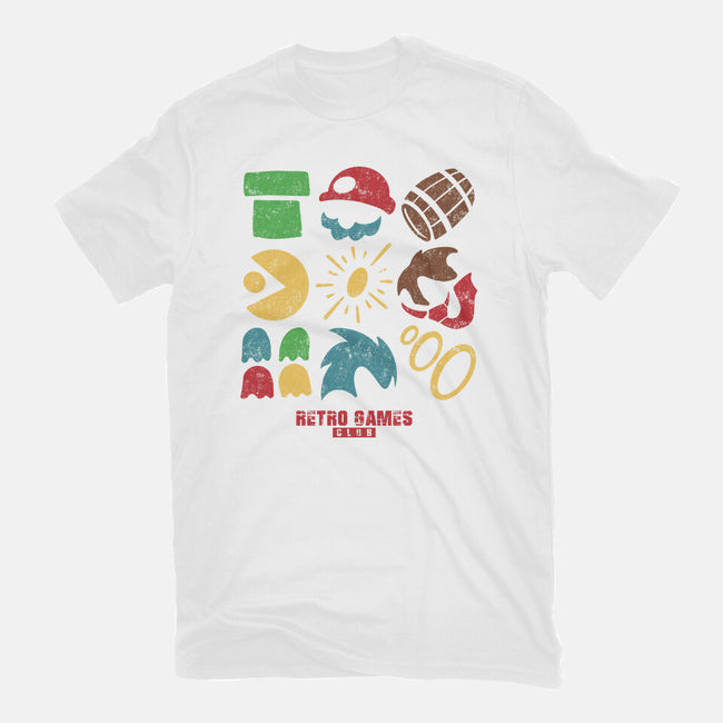 Retro Games Club-Womens-Basic-Tee-spoilerinc