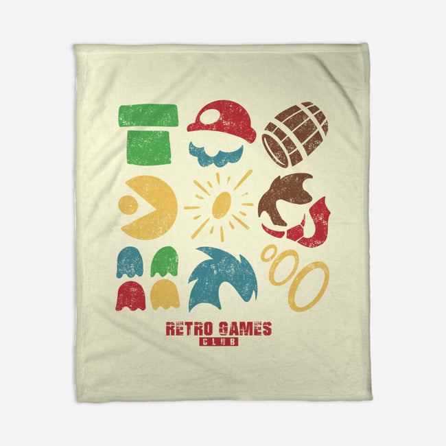 Retro Games Club-None-Fleece-Blanket-spoilerinc